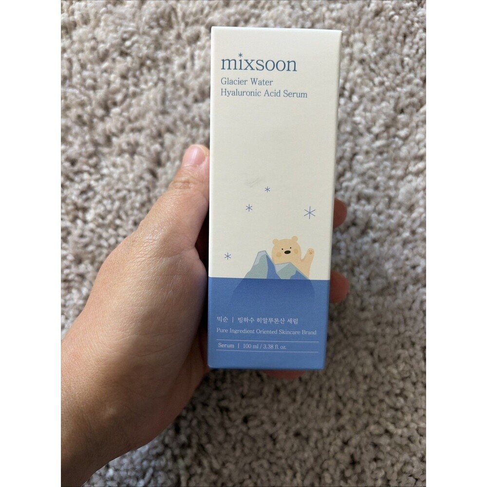 Mixsoon Glacier Water Hyaluronic Acid Serum 100ml 3.38 fl oz K-Beauty New In Box